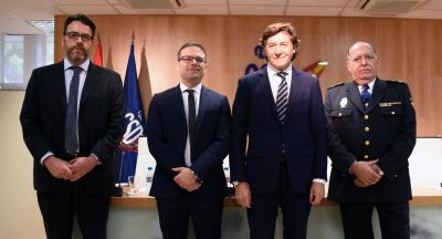 De izquierda a derecha, Tomás Domínguez, Juan Espinosa, José Ramón Lete y Jesús Fuentes