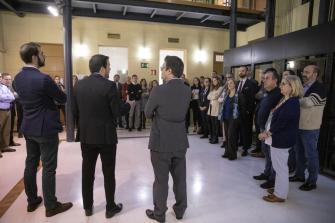 Ministro y personal DGOJ.  Autor José Camó