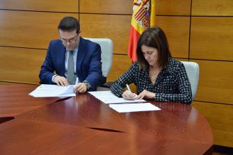Firma convenio CH y AP de CM - DGOJ