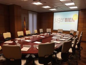 Foto: sala reunión reguladores europeos