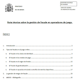 Nota técnica sobre la gestión de fraude en operadores de juego